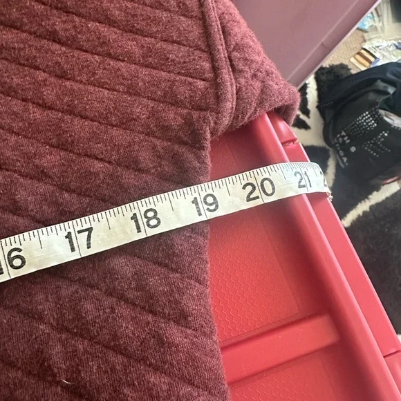 Patagonia W's Organic Cotton Quilt Hoody Style #25316 light balsamic maroon S - Picture 8 of 8